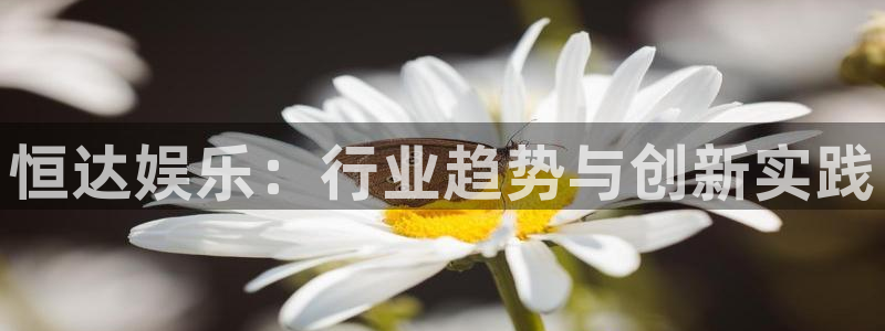 赢乐娱乐：恒达娱乐：行业趋势与创新实践