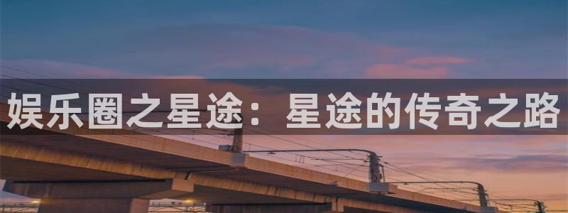 黄石华赢乐家装饰公司怎么样：娱乐圈之星途：星途的传奇之路